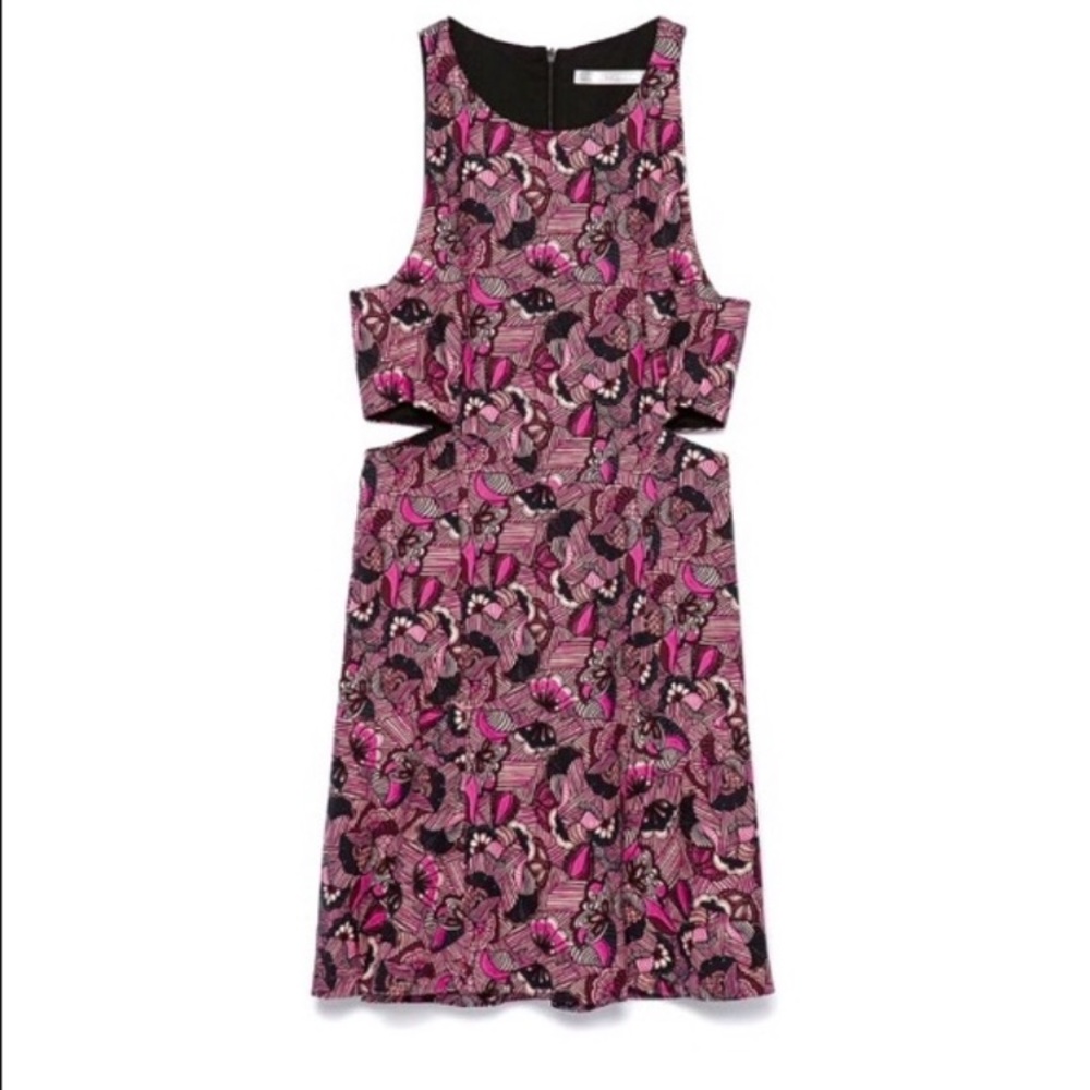 Zara cut out mini dress